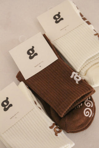 SMALL SWIRL GRIPZY BROWN