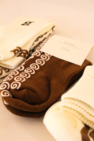 SMALL SWIRL GRIPZY BROWN